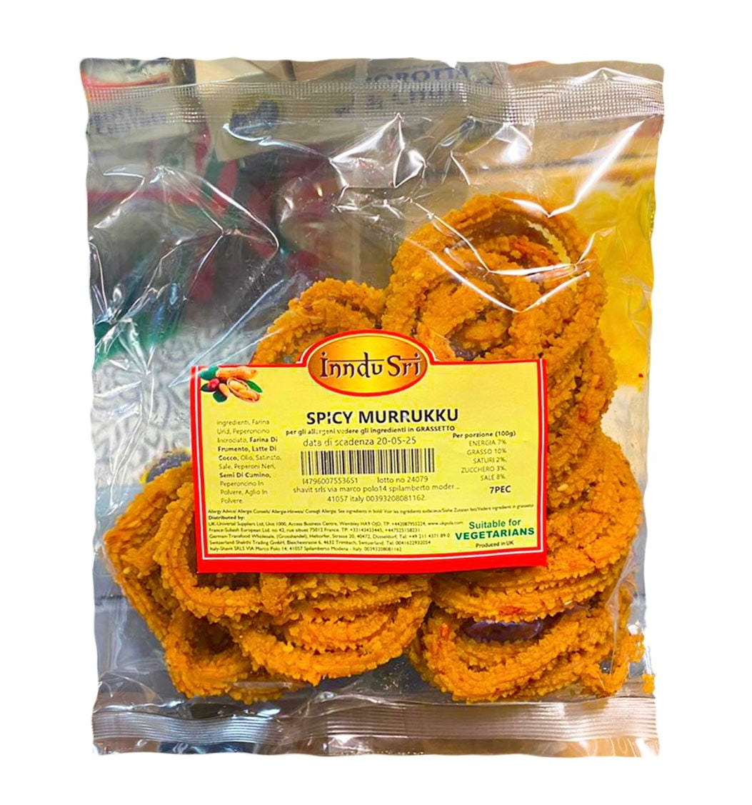 ක්රිස්පි මුරුක්කු Indu Sri Cpicy Murrukku 100g