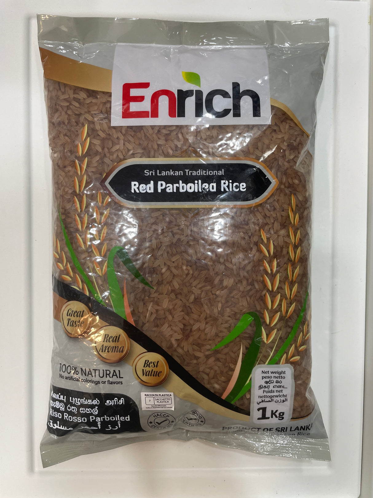Enrich Red Parboiled Rice 1kg