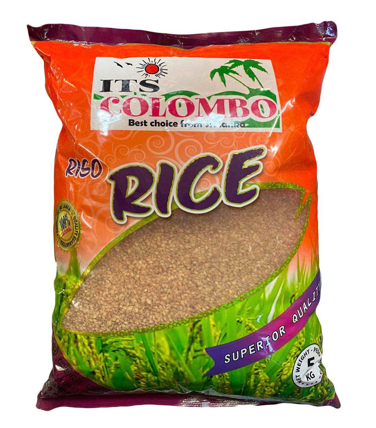 ITS Colombo රතු සම්බා සහල් ITS Colombo Red Samba Rice 5Kg