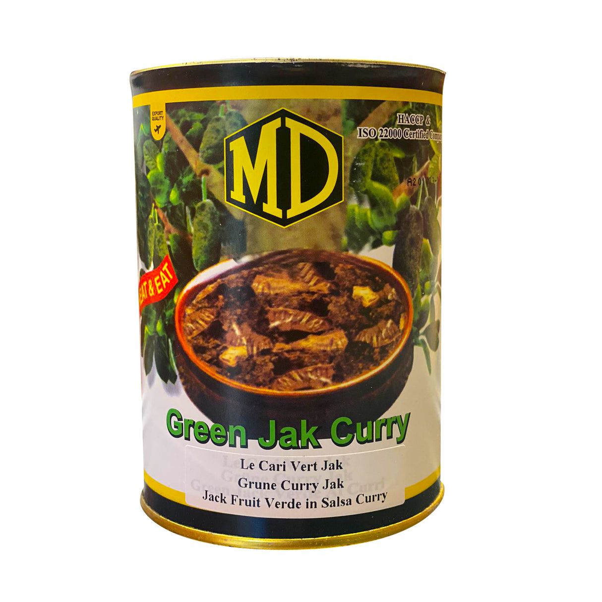MD ටින් කල පොලොස් කරි GREEN JACK CURRY 555g