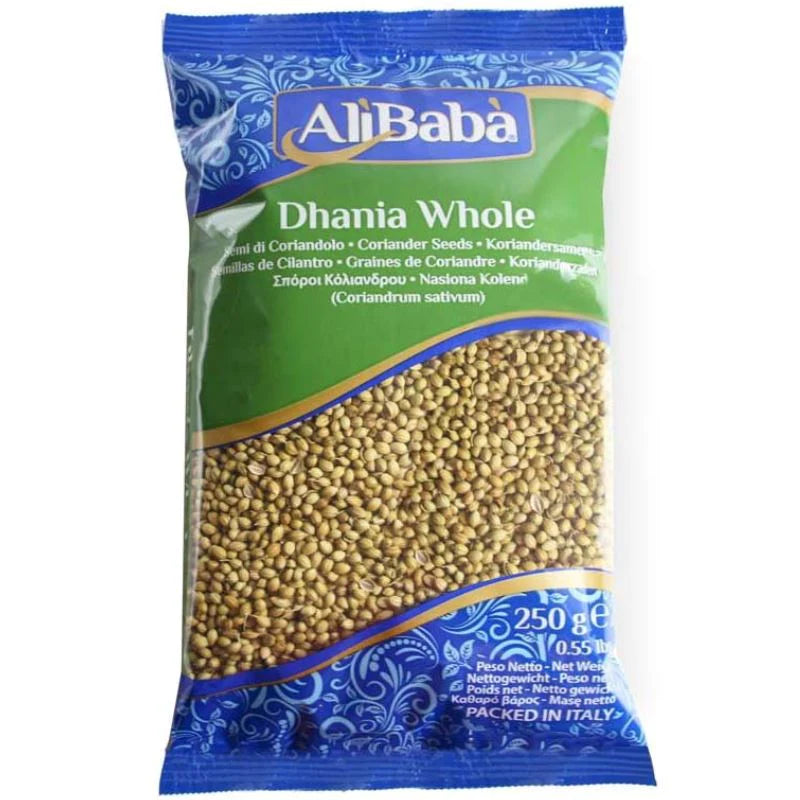 AliBaba කොත්තමල්ලි DHANIA WHOLE Corriander 100g, 250g, 750g