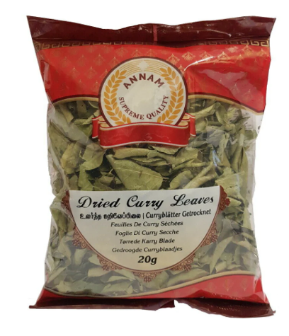 Dried Curry Leaves වියලි කරපිංචා 20g