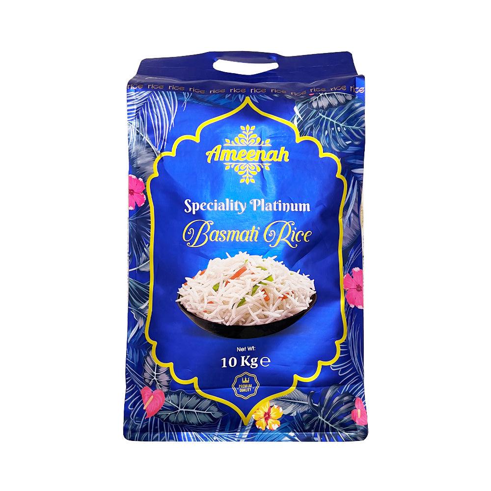 Ameenah විශේෂ බාස්මති සහල් Specialty Platinum Basmathi Rice 10KG/20KG