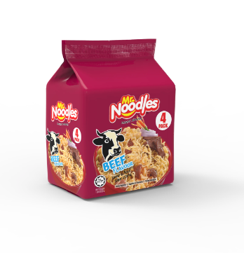 ක්ෂණික නූඩ්ල්ස් Mr.Noodles Instant Noodle 4 Pack 280g