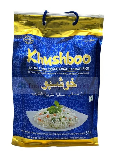 Khushboo බාස්මතී සහල් Khushboo Extra Long Basmati
