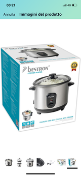 Bestron Rice cooker 1L