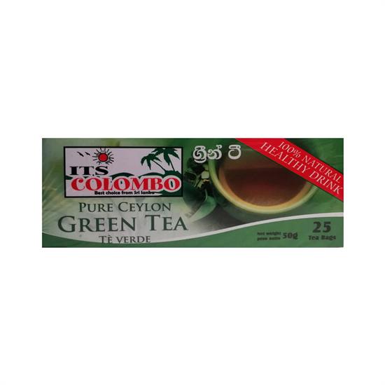 ITS COLOMBO හරිත තේ GREEN TEA BAGS (25 bags)