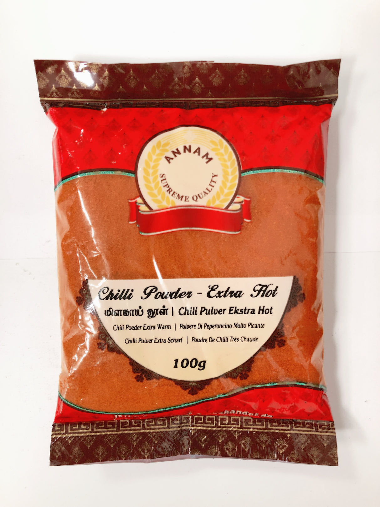 ANNAM මිරිස් කුඩු සැර වැඩි   CHILLI POWDER EXTA HOT 100g