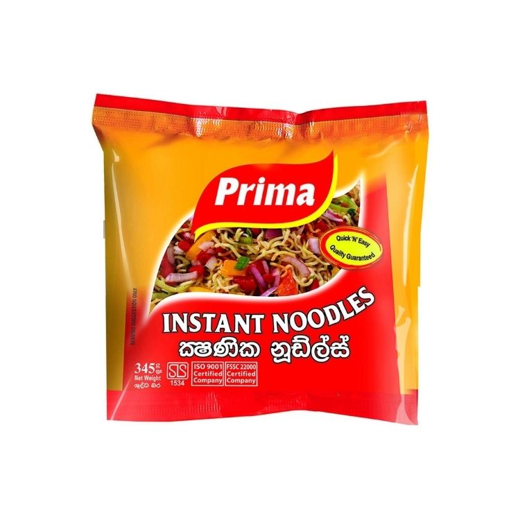 ප්‍රීමා ක්ෂණික නූඩ්ල්ස් PRIMA Noodles Instant 345g