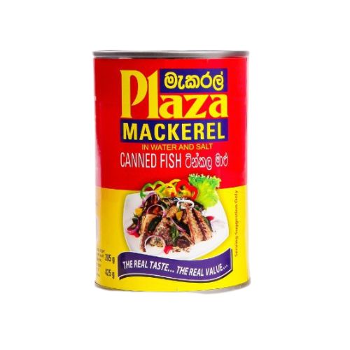 Plaza මැකරල්  Mackeral Canned Fish 425g