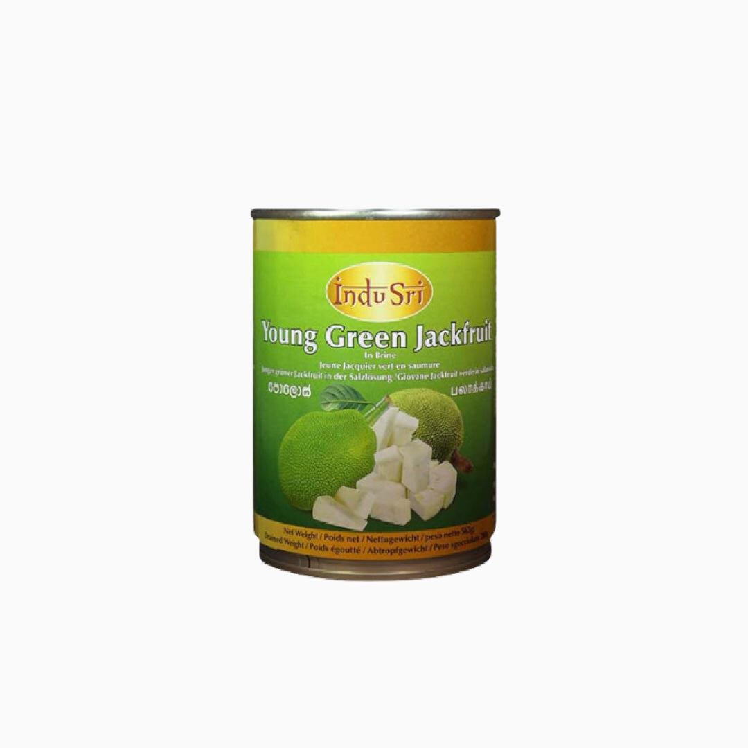 INNDU SRI  පොලොස් YOUNG GREEN JACKFRUIT 565g