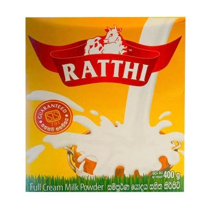 රත්ති කිරි පිටි                                   Ratthi Milk Powder 400g