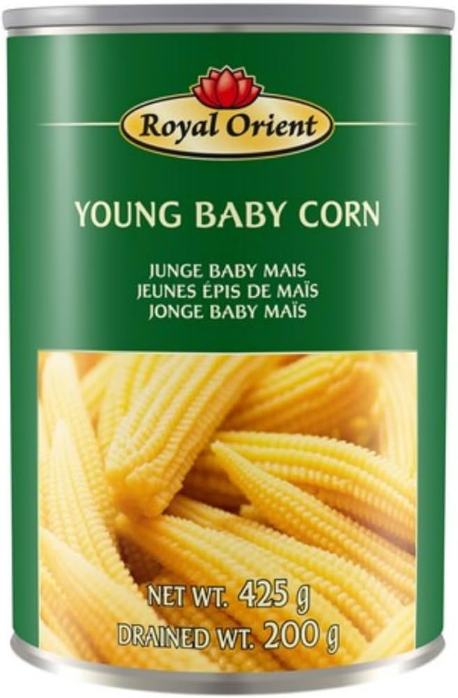 බේබි කෝන් Royal Orient Young Baby Corn 425g