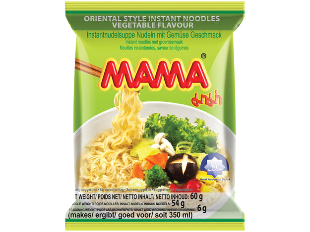 ක්ෂණික නූඩ්ල්ස් Mama Instant Noodle Vegetable 60 g