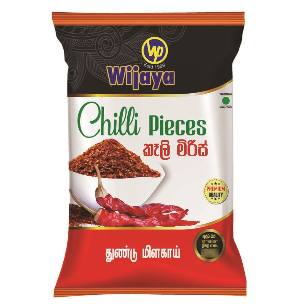 කෑලි මිරිස්  Wijaya Chilli Pieces