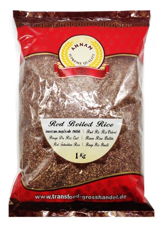 Annam රතු තම්බපු සහල් RED BOILED RICE 1Kg