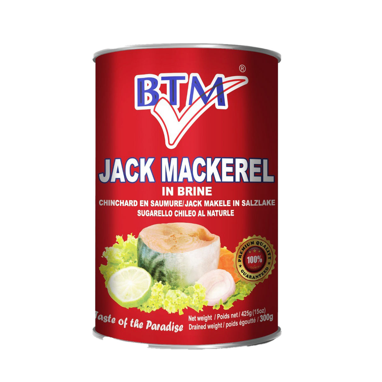 BTM ජැක් මැකරල් Jack Mackerel 425g