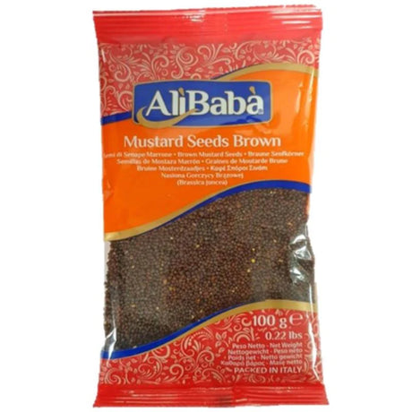 AliBaba දුඹුරු අබ ඇට                Mustard Seeds Broun