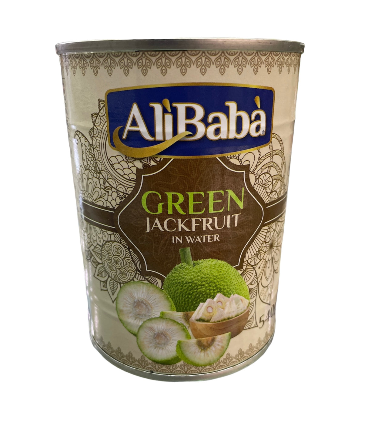 AliBaba ටින් කල පොලොස්       AliBaba Green JACKFRUIT in Water 500g