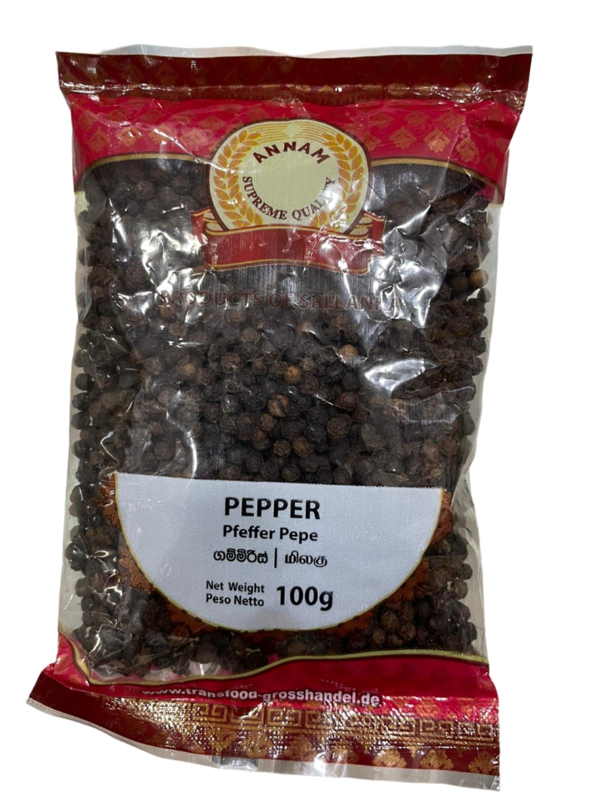 ගම්මිරිස් ANNAM Pepper 100g