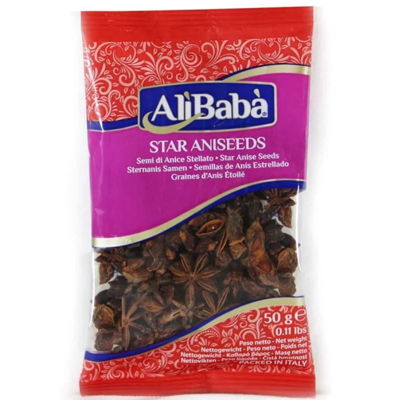 AliBaba අසමෝදගම්                         STAR ANISEEDS 50g