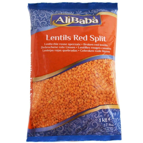 AliBaba රතු පරිප්පු LENTILSRED SPLIT