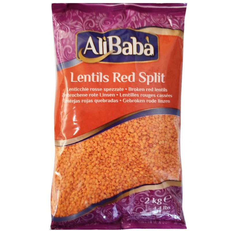 AliBaba රතු පරිප්පු LENTILSRED SPLIT