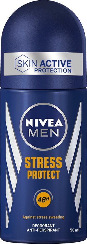 Man Stress Protect Desodorante Roll-on Por Nivea 50 Ml
