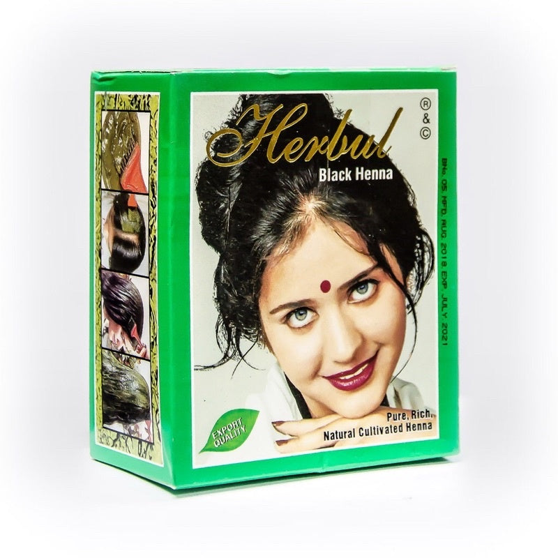 Herbul Henna Hair Dye Henna hair Natural product Black