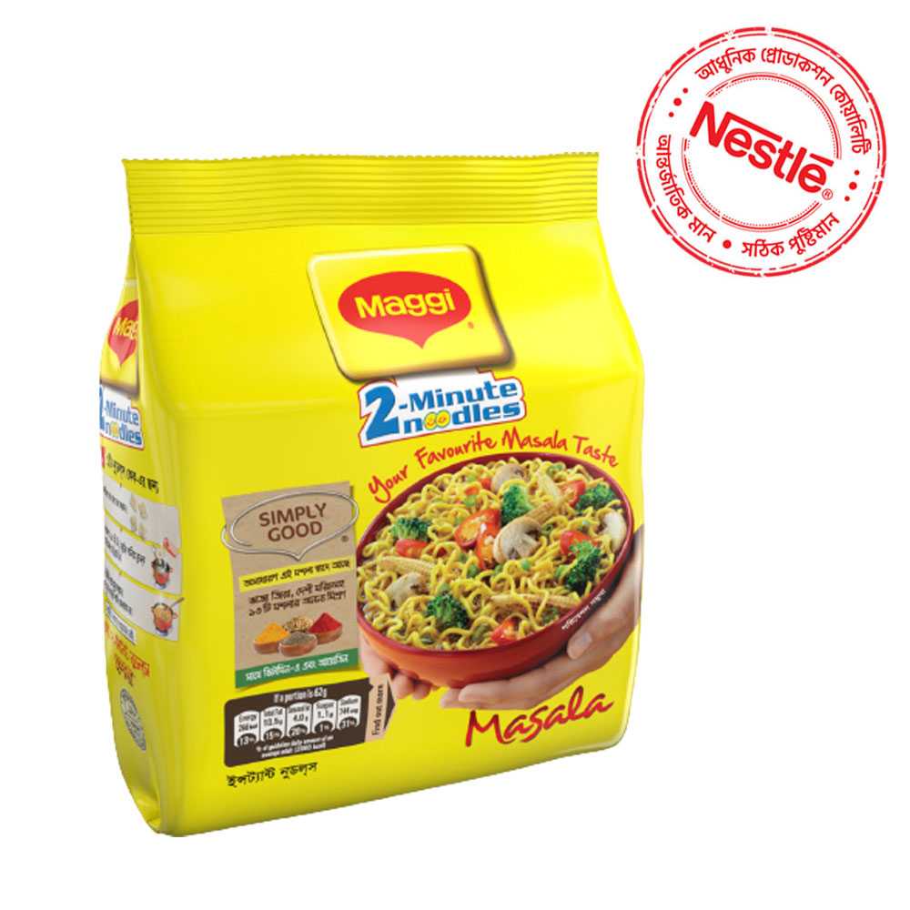 මැගී ක්ෂණික නූඩ්ල්ස් Maggi 2-Minute Noodles Masala 248g