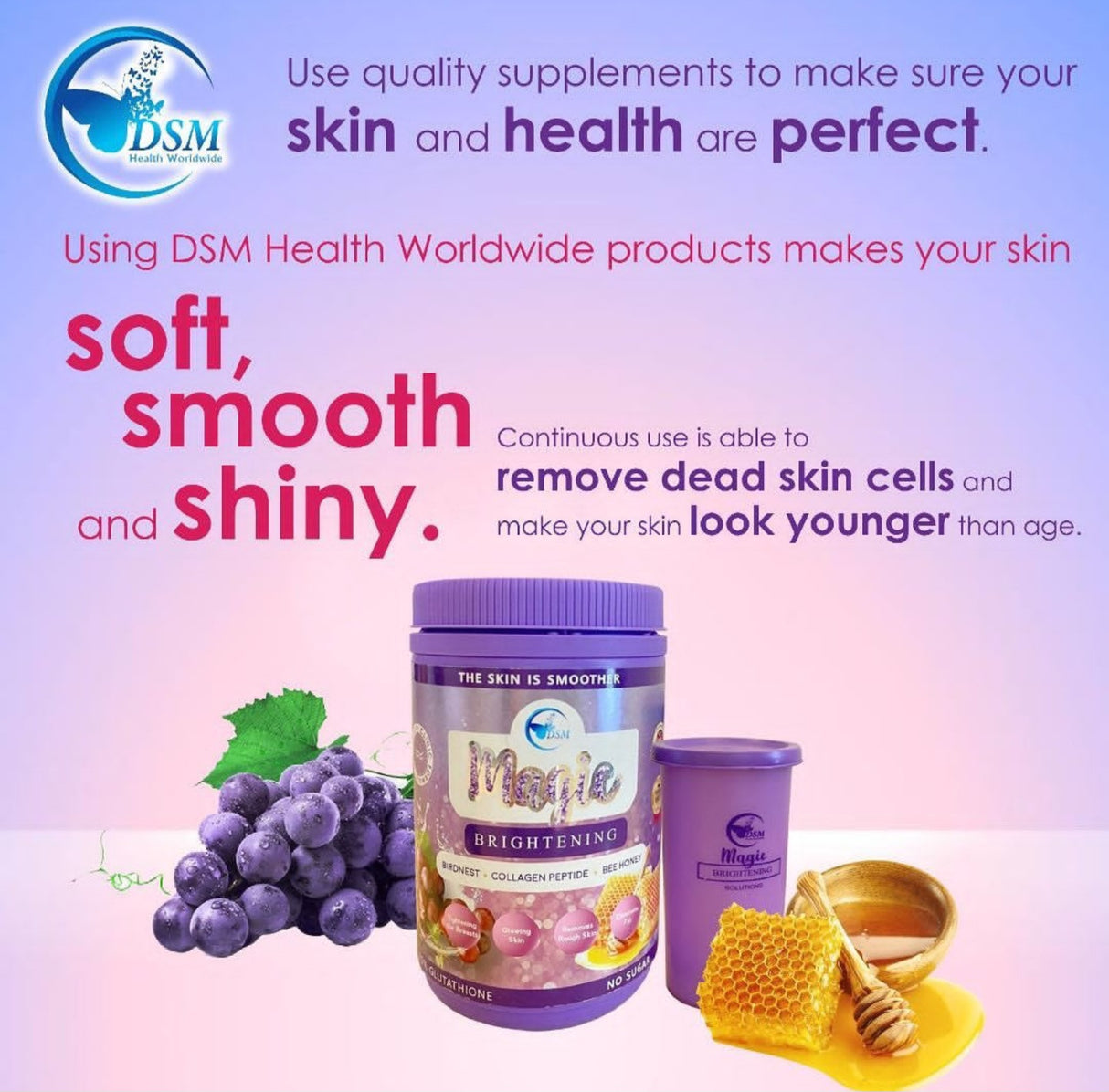Phyto Magic - Brightening Glutathione and Collagen & BEE HONEY Supplement 650ml