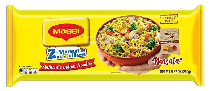 මැගී ක්ෂණික නූඩ්ල්ස් Maggi Noodle 8 Packs 560g