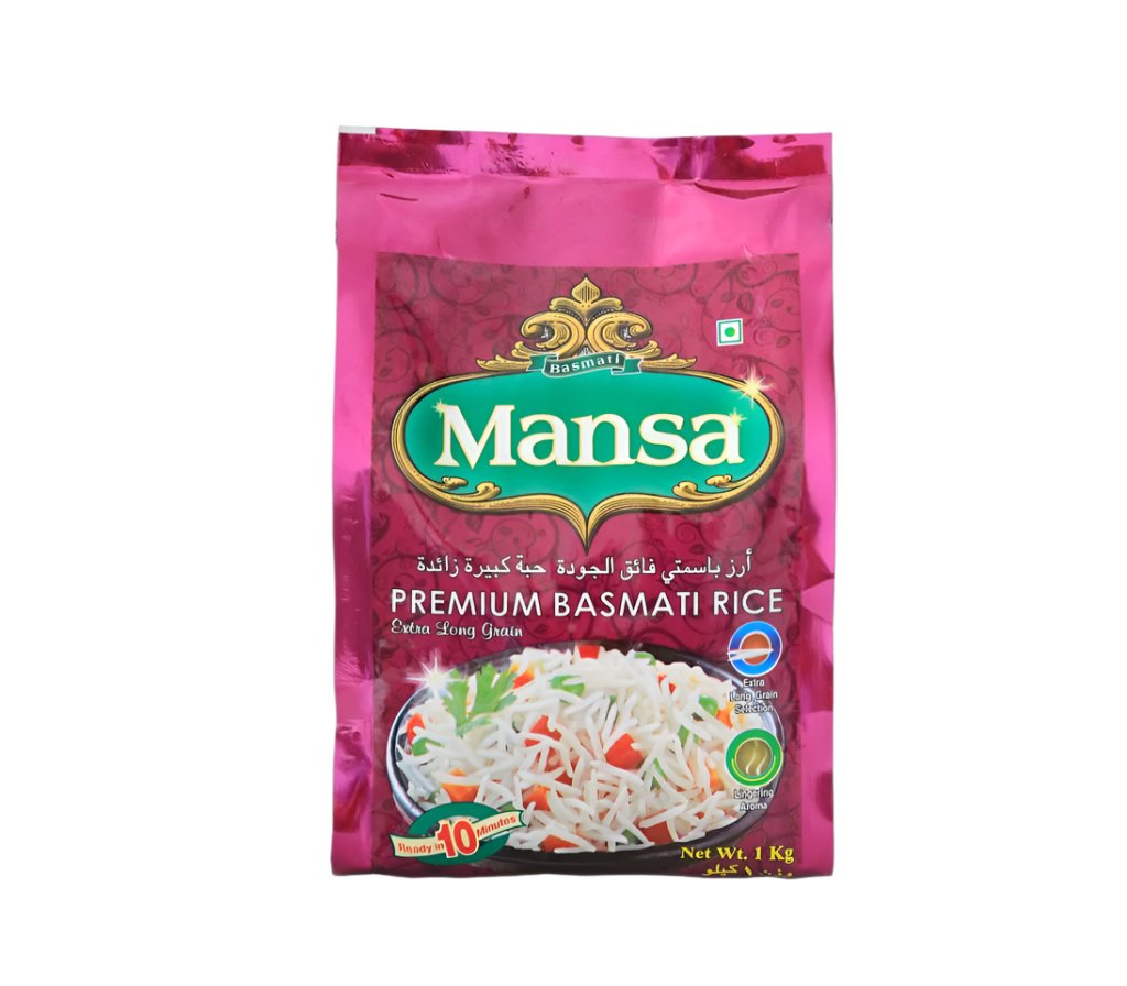 බාස්මති සහල් Mansa Premium Basmati 1Kg