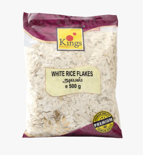 White Rice Flakes Kings හබල පෙති White Rice Flakes - 500g – Ciao මල්ලී