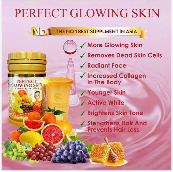 PHYTO Perfect Glowing skin Supplement with L-Glutathione plus Collagen 750g