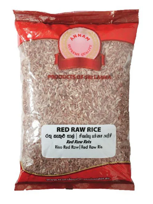 Annam රතු කැකුලු සහල් Red Raw Rice