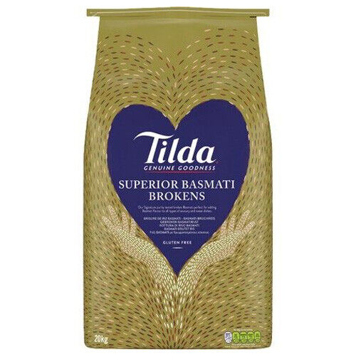 බාස්මති සහල් Tilda - Superior Broken Basmati Rice - 20 kg